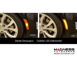Cadillac ATS LED Sidemarkers (Non V) - Pair - Smoked